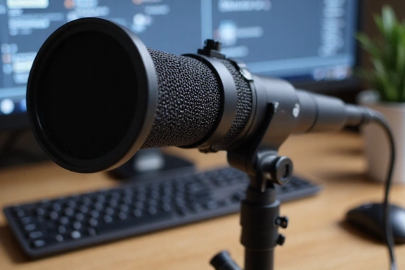 Microphone de streaming professionnel
