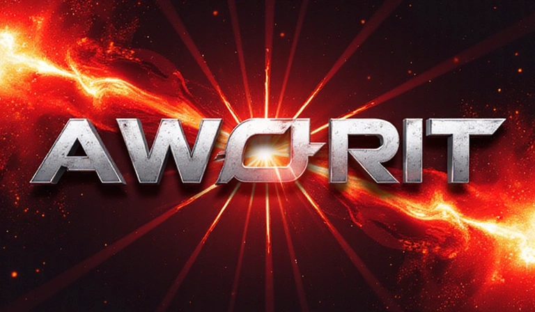 Overlay de streaming coloré et dynamique pour un jeu d'action.